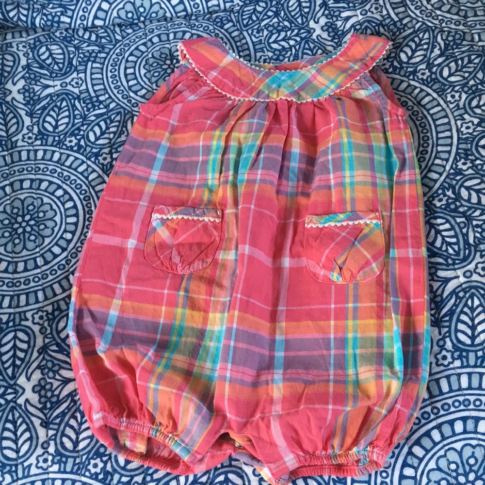 Chaps Romper/Bubble, size 6 mo.